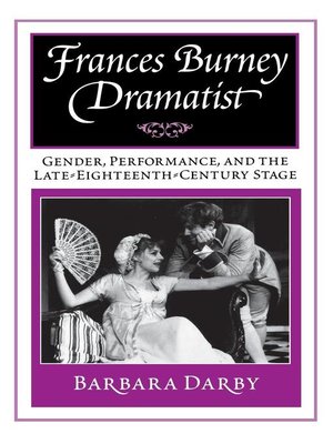 cover image of Frances Burney, Dramatist